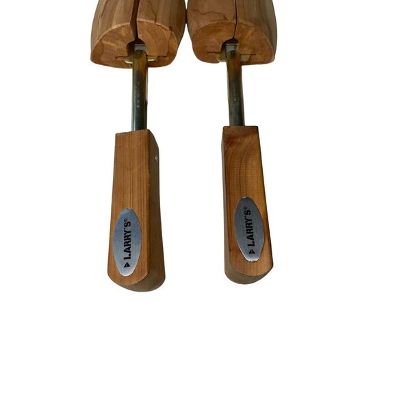 Vintage Rochester Cedar Shoe Trees Men’s Wooden Shoe Keeper Adjustable Made USA - Picture 3 of 9